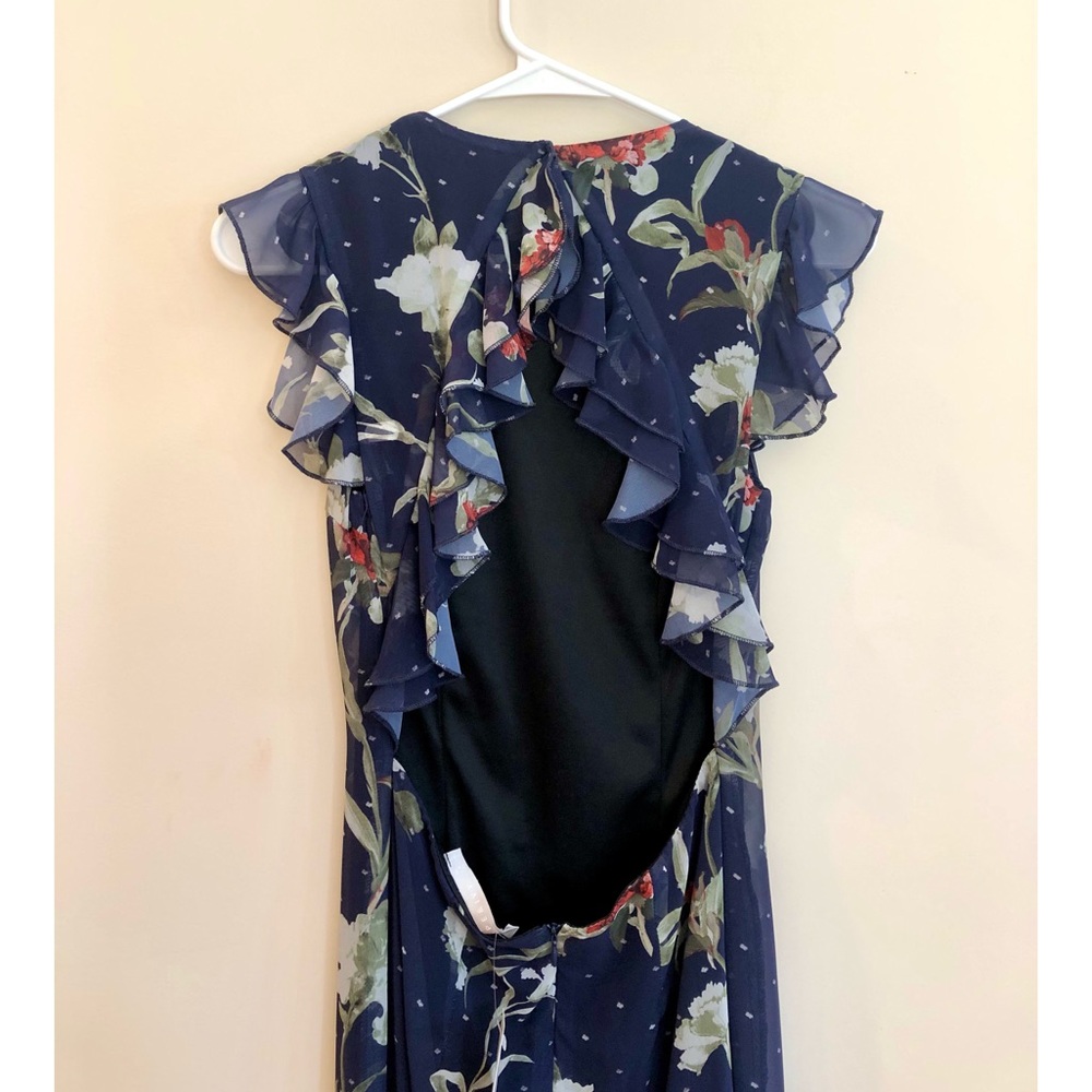 ASOS hope&ivy embroidered midi dress w/ peplum hem - Picture 10 of 11